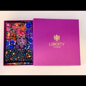Liberty London Silk Scarf with Box and Ribbon